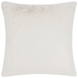 Paoletti Stanza White Faux Fur Cushion - thumbnail 1