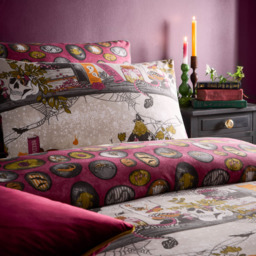 Furn Witchy Tales Printed King Size Reversible Duvet Set - thumbnail 2