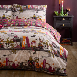Furn Witchy Tales Printed King Size Reversible Duvet Set - thumbnail 3