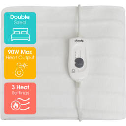 Abode AEDB2002 Double Electric Underblanket with 3 Heat Settings - thumbnail 3