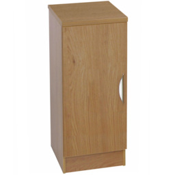 R White Cabinets Single Door Brown Desk Height Cupboard - thumbnail 2