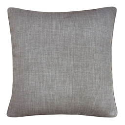 Sloane Faux Linen Cushion - Grey - thumbnail 1