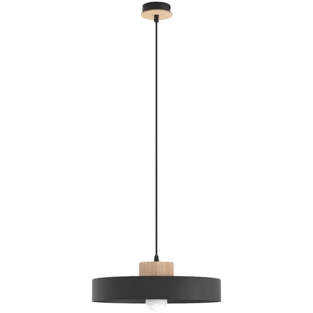 Emibig Kivi Black E27 LED Large Pendant Lamp - image 1
