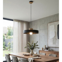 Emibig Kivi Black E27 LED Large Pendant Lamp - thumbnail 4