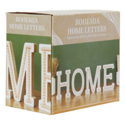 Natural 61cm Bohemia Wooden Home Letters Ornament - thumbnail 3