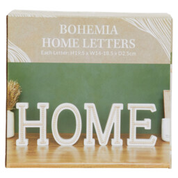 Natural 61cm Bohemia Wooden Home Letters Ornament - thumbnail 4