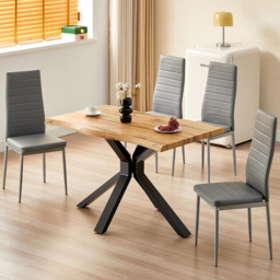 Kosy Koala 4 Seater Wooden Dining Set Grey