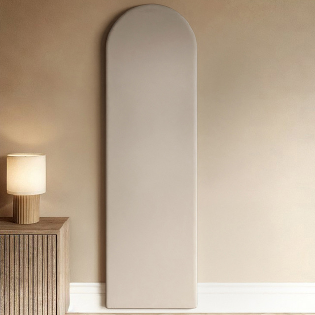 SOLACE+CO Cirrus Beige Velvet Headboard Panel - image 1