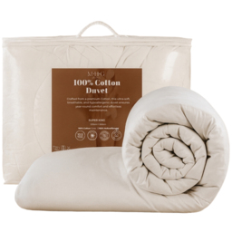 MHG Living White Super King Size All Seasons Cotton Duvet 10.5 Tog