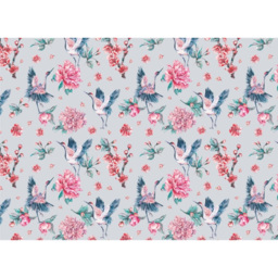 A.S Creation Pink Crane Digital Mural - thumbnail 2