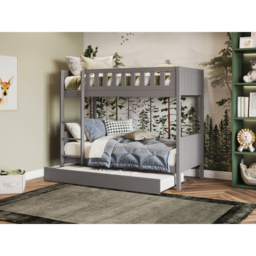 Flair Bea Grey Shorty Bunk Bed with Trundle - thumbnail 4