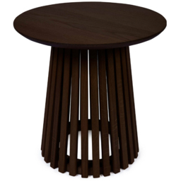 Julian Bowen Ollie Dark Oak Round Lamp Table - thumbnail 2