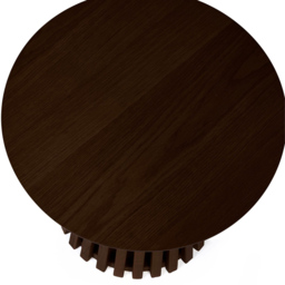 Julian Bowen Ollie Dark Oak Round Lamp Table - thumbnail 3