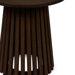 Julian Bowen Ollie Dark Oak Round Lamp Table - thumbnail 4