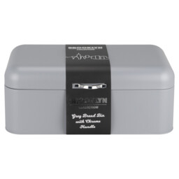 Brooklyn Grey Metal Bread Bin - thumbnail 1