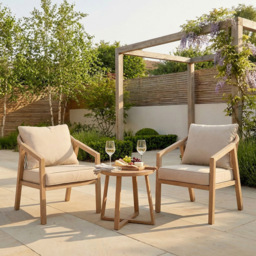 Eleanor Bistro Set Natural - thumbnail 3