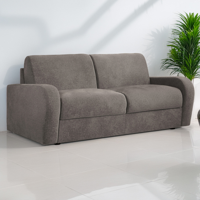Jay-Be Deco 3 Seater Cosy Chenille Sketch Sofa Bed with e-Sprung Mattress - image 1