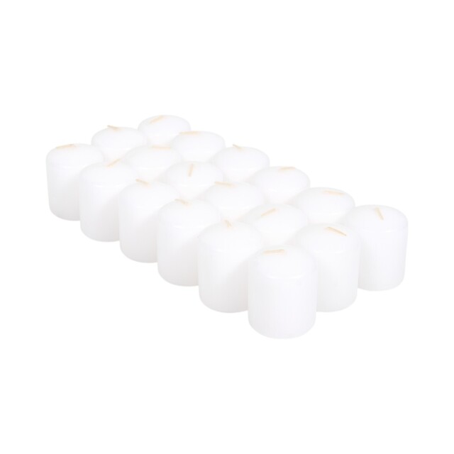 White Votive Candle 20 Pack - image 1