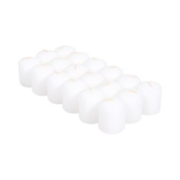 White Votive Candle 20 Pack - thumbnail 1