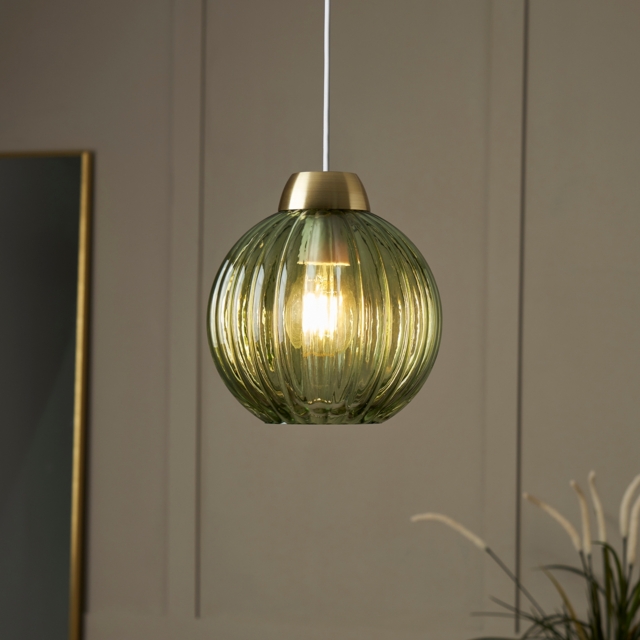 Izzy Small Pendant Easy Fit Lamp Shade - Green