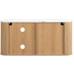 Birlea Kagu 2 Door 2 Shelf Oak Small TV Unit - thumbnail 4