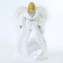 The Christmas Workshop White Angel Tree Topper 30cm - thumbnail 4