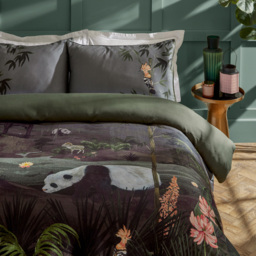 Paoletti Chuan King Size Nightfall Double Exotic Jungle 200 Thread Count Duvet Set - thumbnail 2