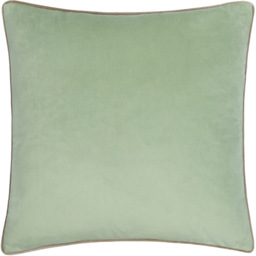 Furn Meridian Velvet Eucalyptus and Natural Cushion 45 x 45cm
