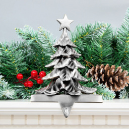 The Christmas Workshop Silver Christmas Tree Stocking Holder - thumbnail 3