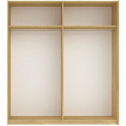 Andora Cream and Anthracite 2 Sliding Door Large Wardrobe - thumbnail 2