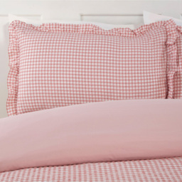 Josette Frill Duvet Set PInk Superking - thumbnail 3