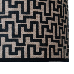 Malin Geometric Shade - Black and Natural - thumbnail 4
