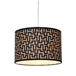 Malin Geometric Shade - Black and Natural - thumbnail 3