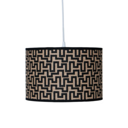 Malin Geometric Shade - Black and Natural