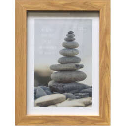 The Port Gallery Wood Effect Brown Somerset Photo Frame 6 x 4 inch
