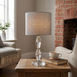 Aria Grey Table Lamp - thumbnail 4