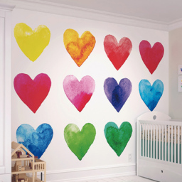 Origin Murals Colour My Heart Multicolour Wall Mural
