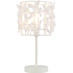 Zoe Butterfly Table Lamp White - thumbnail 3