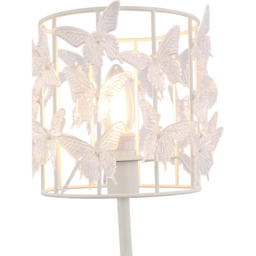 Zoe Butterfly Table Lamp White - thumbnail 4