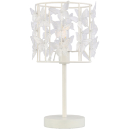 Zoe Butterfly Table Lamp White - thumbnail 1