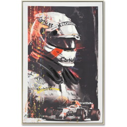 Iconic Racing Driver Framed Art - Multicolour - thumbnail 4