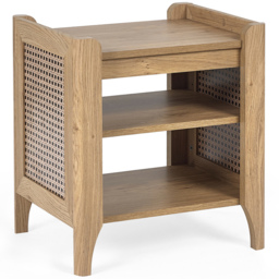 Julian Bowen Sydney Rattan Effect Lamp Table - thumbnail 2