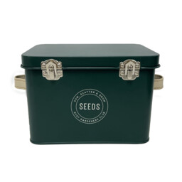 Hunter Green Seeds Storage Tin