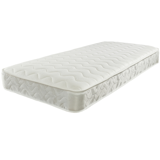 Starlight Beds White European Single Hybrid Memory Foam and Open Coil Spring Mattress - image 1