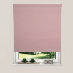 Plain Blackout Roller Blind Blush 90 x 165cm - thumbnail 1