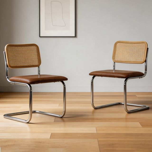Furniture One PU Rattan Upholstered Dining Chair Set of 2 - image 1