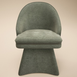 SOLACE+CO Aiko Green Dining Chair - thumbnail 3