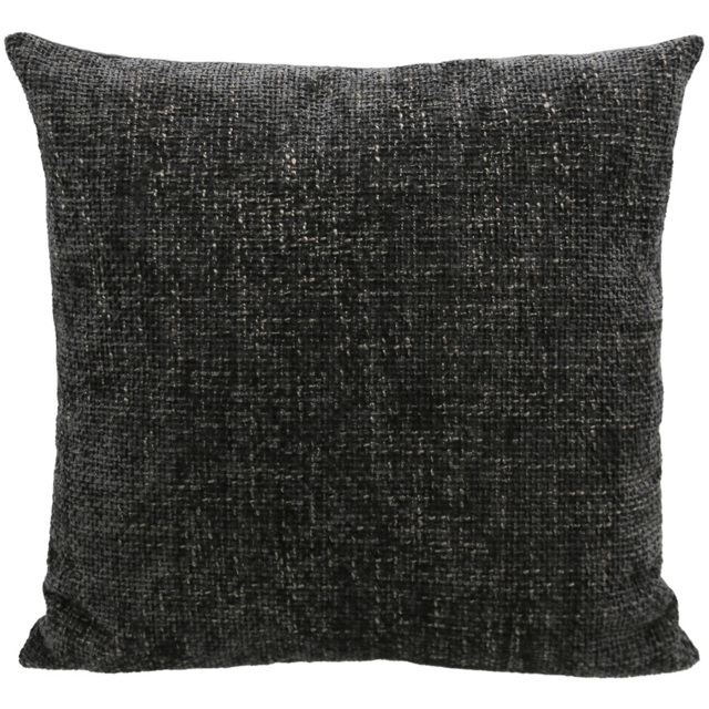 Modern Chenille Boucle Cushion Charcoal - image 1