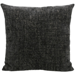 Modern Chenille Boucle Cushion Charcoal - thumbnail 1