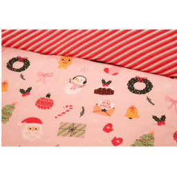 Dear Santa Duvet Set Pink - thumbnail 4